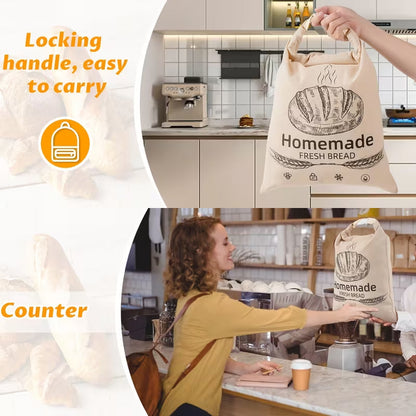 BeeLoafa Beeswax Bread Bag