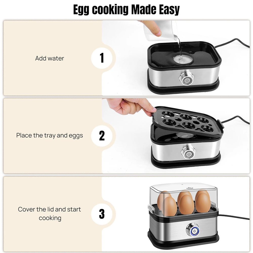 Eggoraly Egg Cooker and Food Steamer