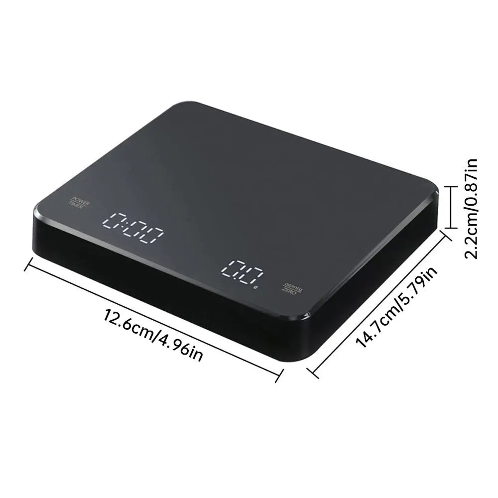 Scalixuz Kitchen Scale with Timer & 0.1g Precision