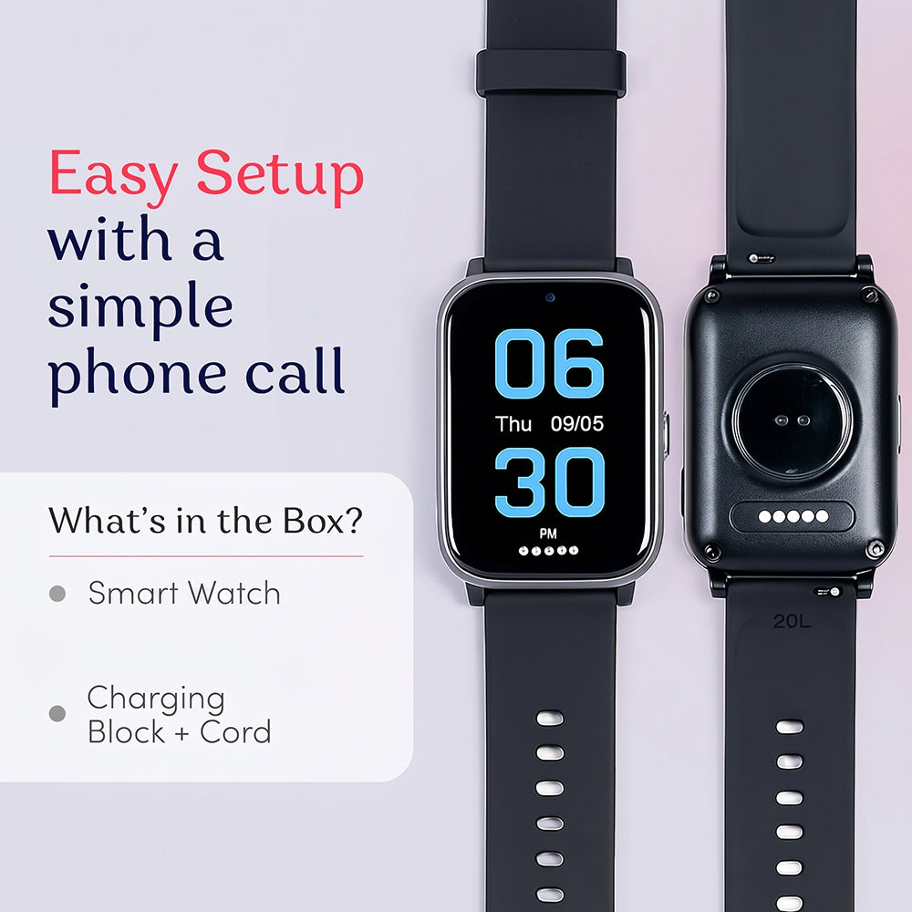 Best Smartwatch with Fall Detection & GPS Tracking | Watliqox V3