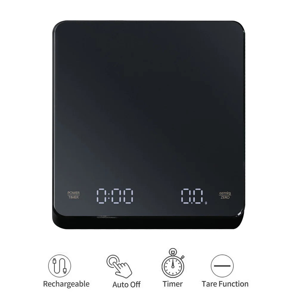 Scalixuz Kitchen Scale with Timer & 0.1g Precision