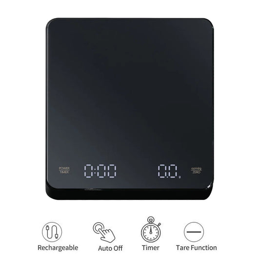 Scalixuz Kitchen Scale with Timer & 0.1g Precision