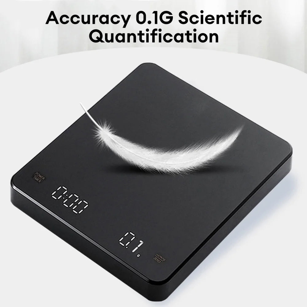 Scalixuz Kitchen Scale with Timer & 0.1g Precision