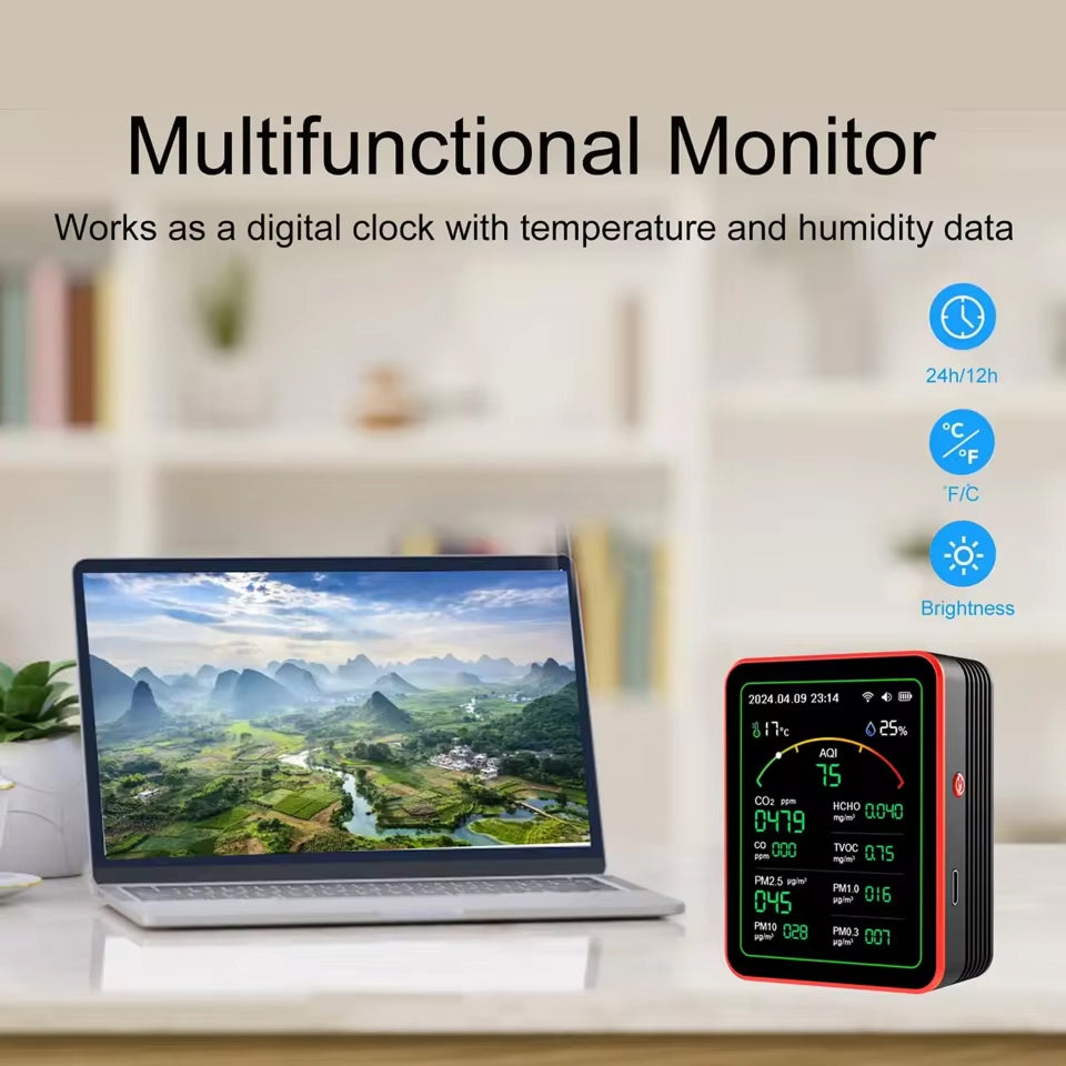AirzGuard Portable Air Quality Monitor