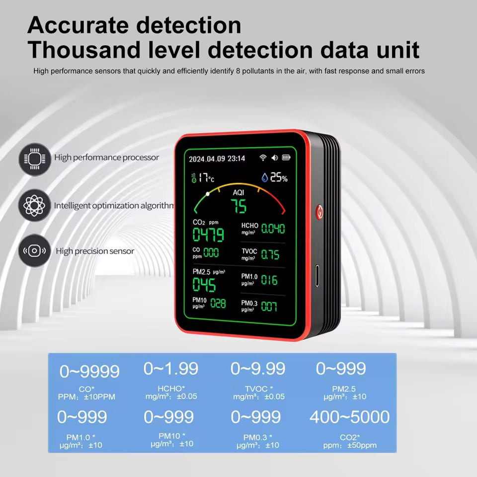 AirzGuard Portable Air Quality Monitor