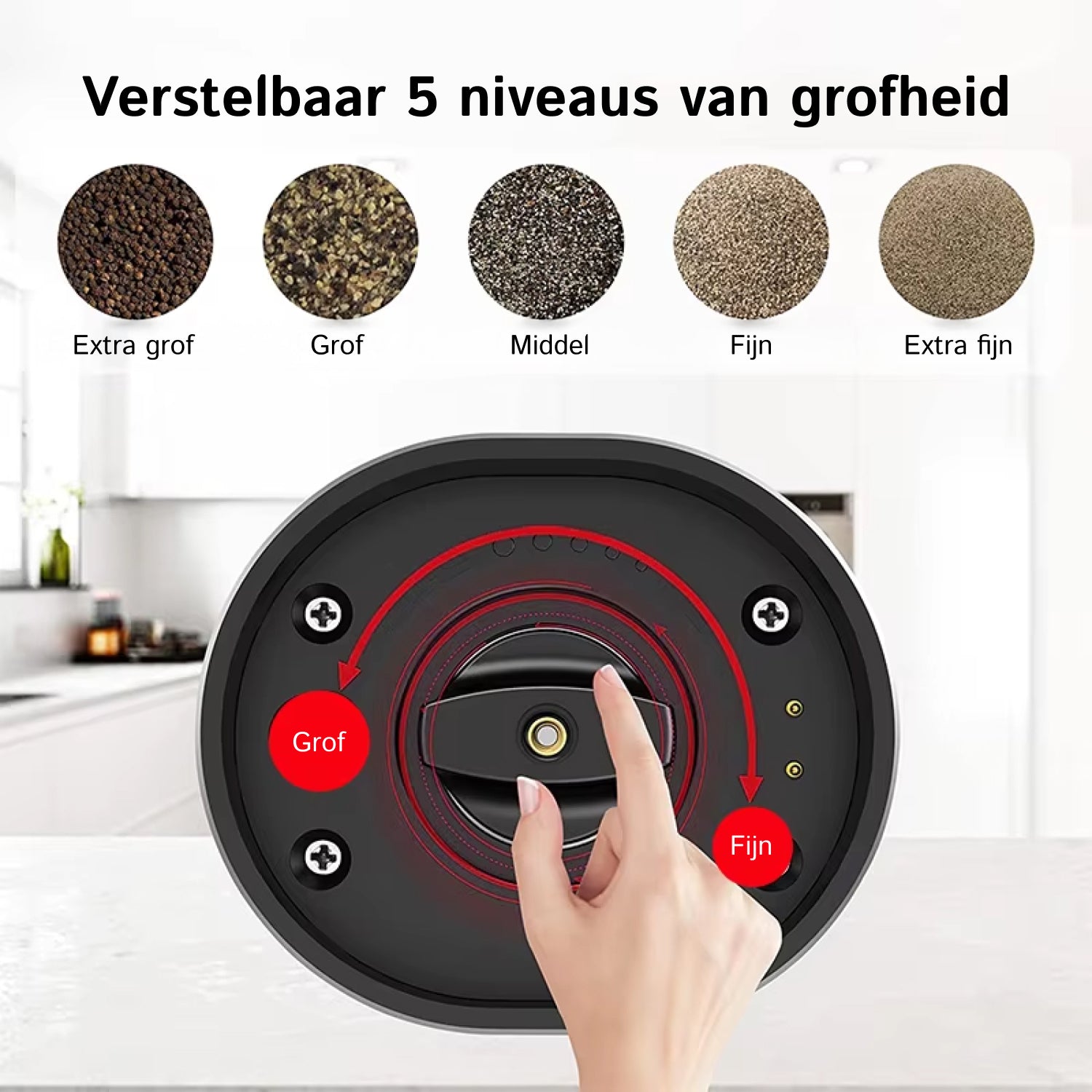 CoFlavet Elektrische Pepermolen