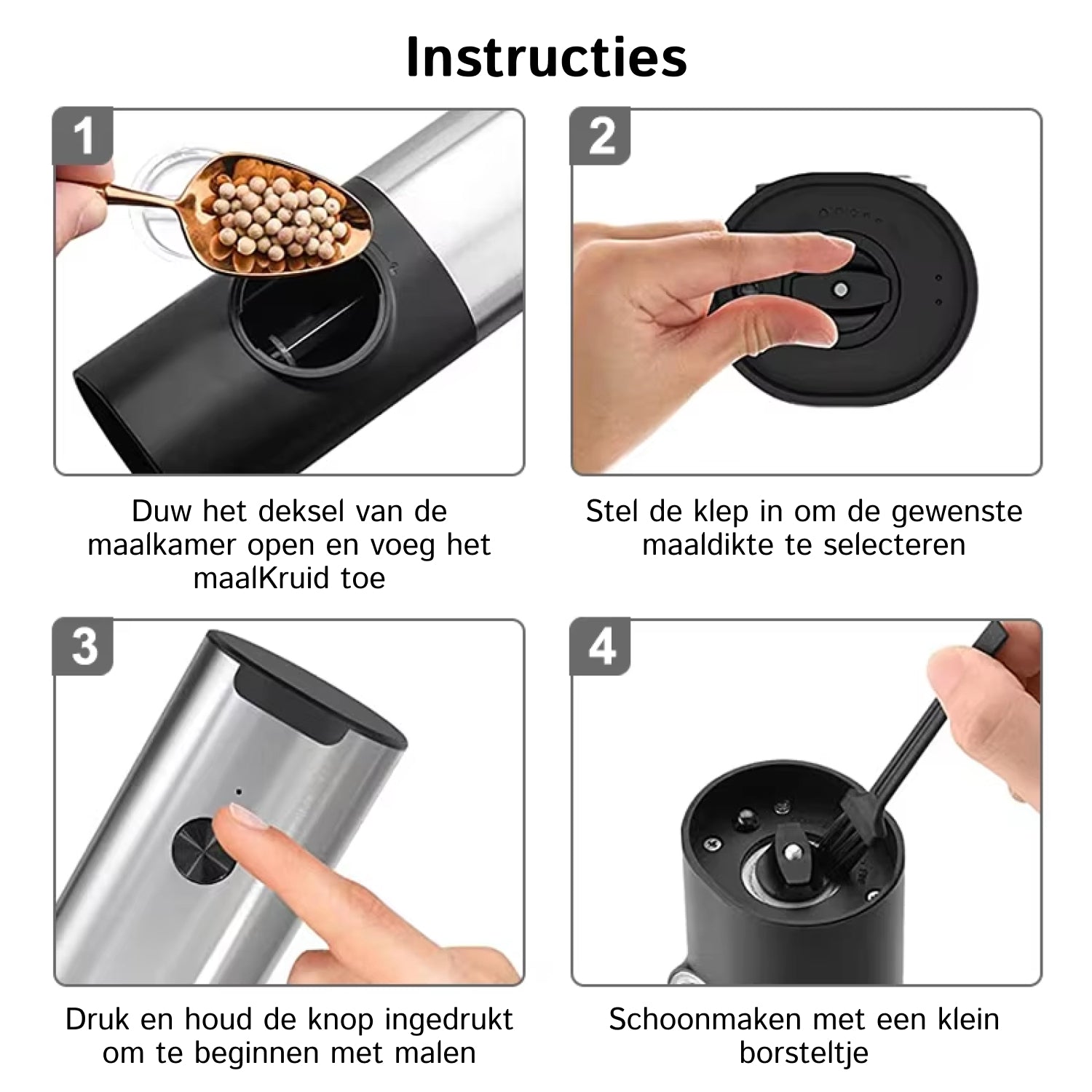 CoFlavet Elektrische Pepermolen