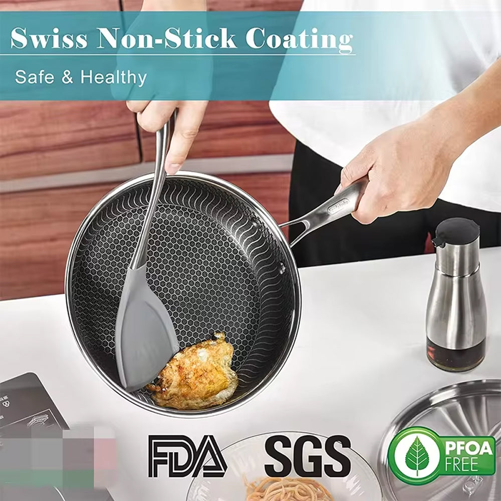 CrisFryna Stainless Steel Pan