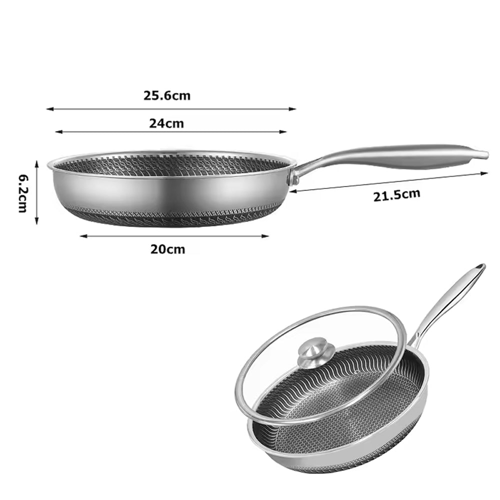 CrisFryna Stainless Steel Pan