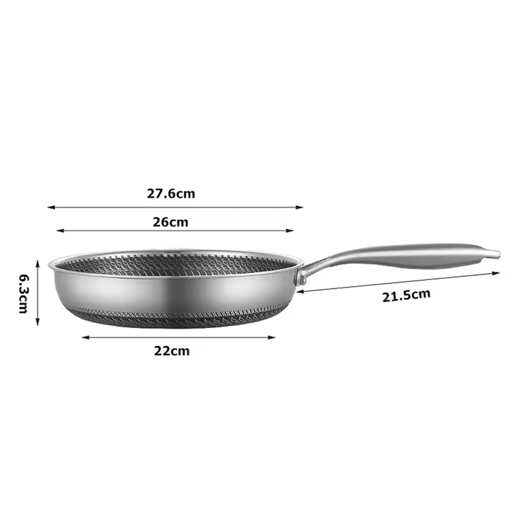 CrisFryna Stainless Steel Pan