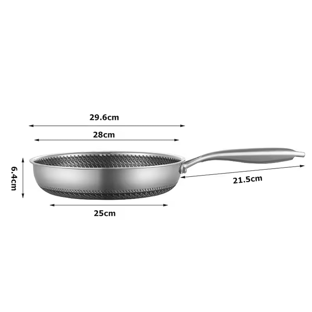 CrisFryna Stainless Steel Pan