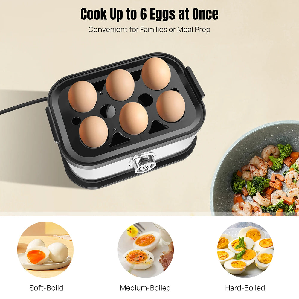 Eggoraly Egg Cooker and Food Steamer