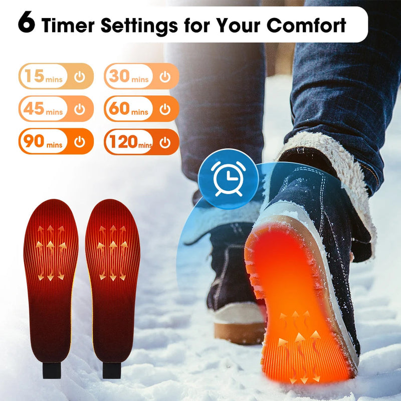 FireFootie Rechargeable Heated Insoles