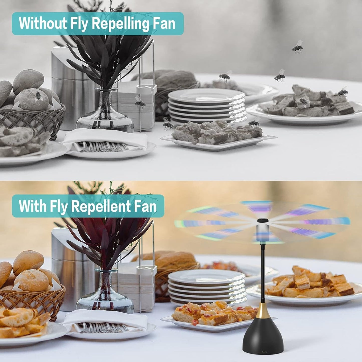 FlyBreezo Fly Swatter Fan