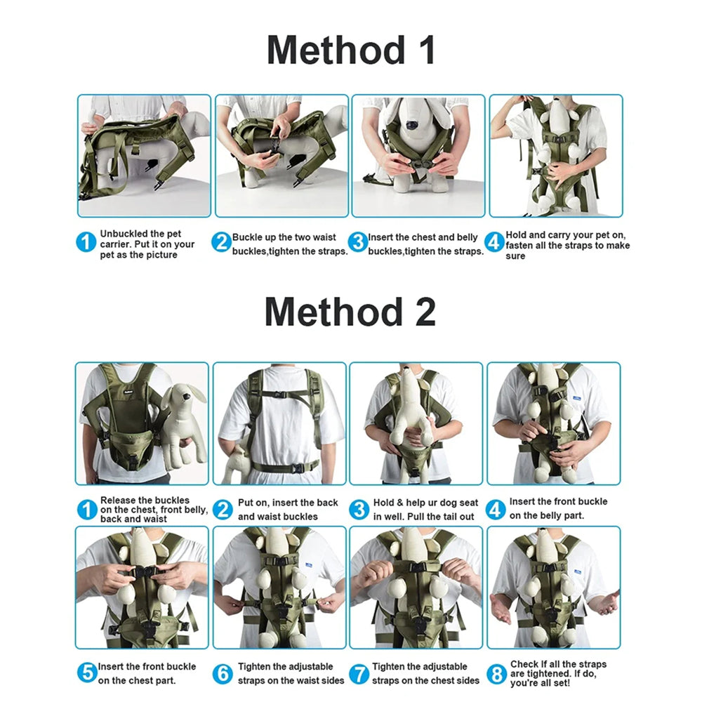 Ergonomic Hands-Free PawPackaf Dog Carrier Backpack for Travel & Hiking