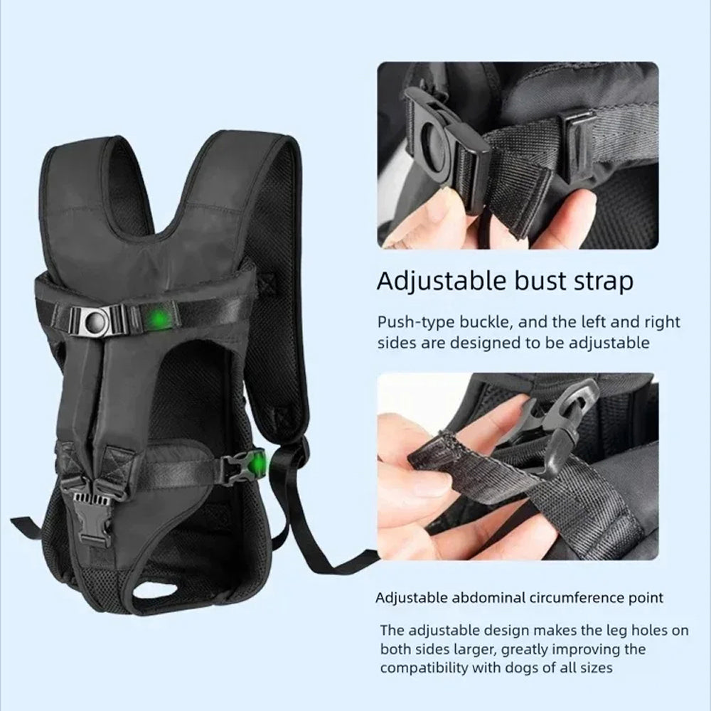 Ergonomic Hands-Free PawPackaf Dog Carrier Backpack for Travel & Hiking