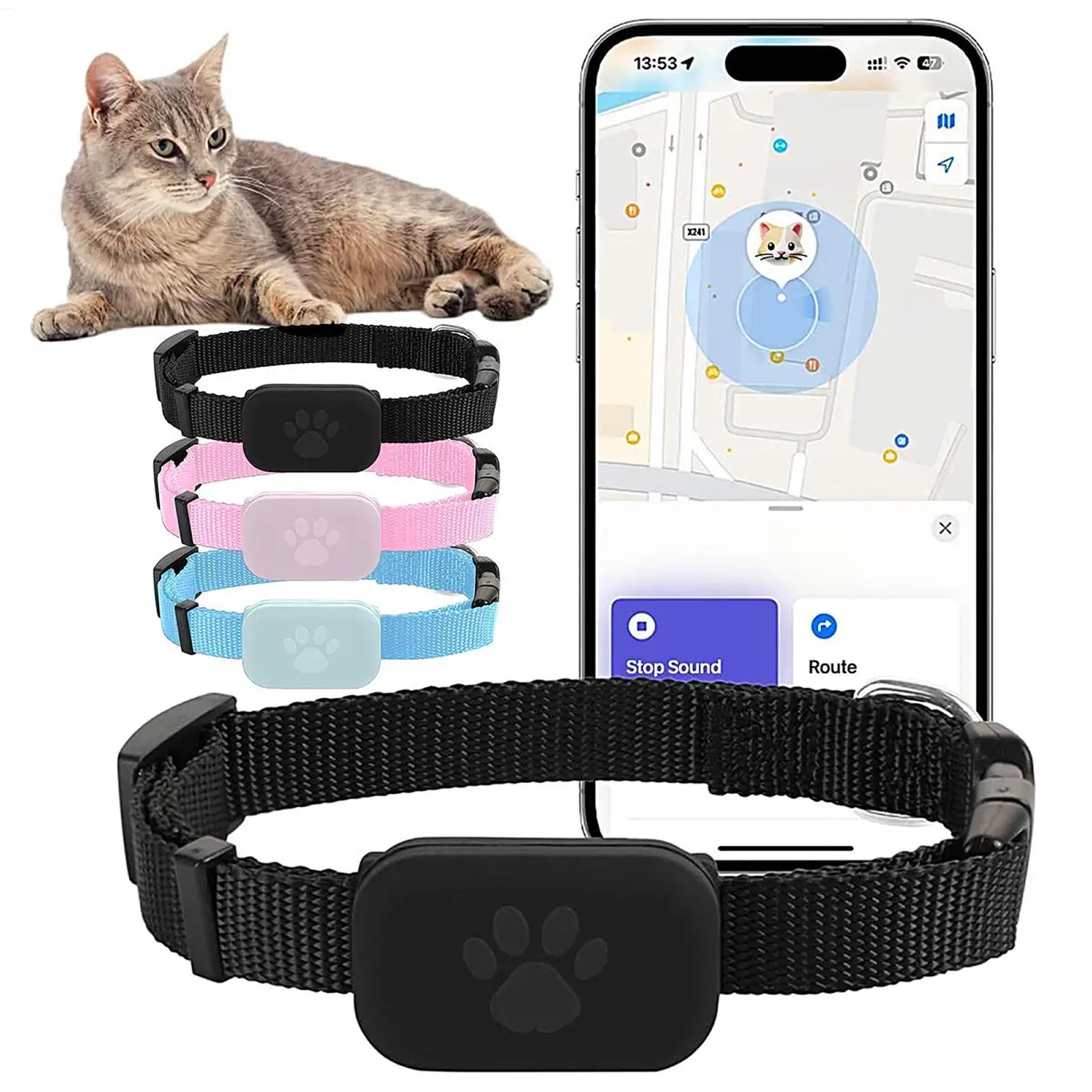Pupramix Global Dog GPS Tracker with Apple Find My Network Integration