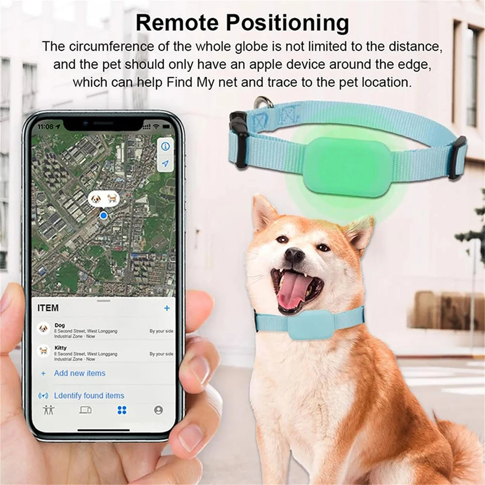 Pupramix Global Dog GPS Tracker with Apple Find My Network Integration