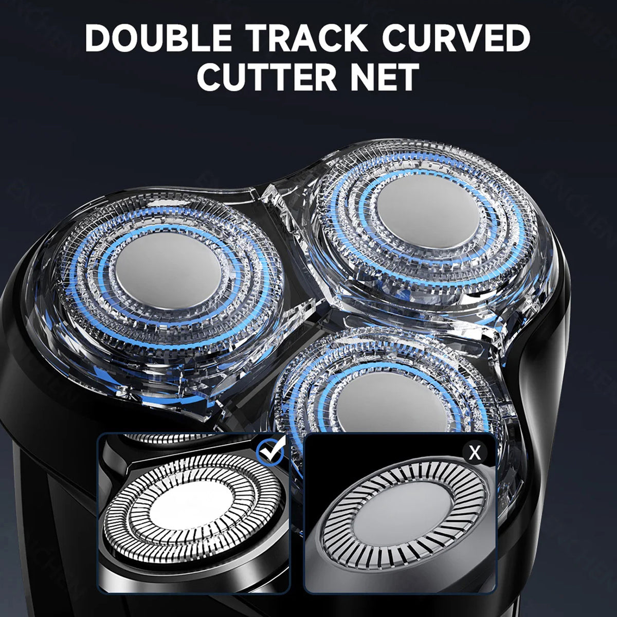RaZorxus Electric Shaver for Men | IPX7 Waterproof Wet/Dry Shave