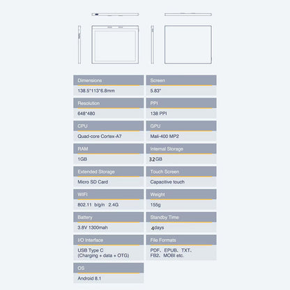 Readerox V2 Ebook Reader