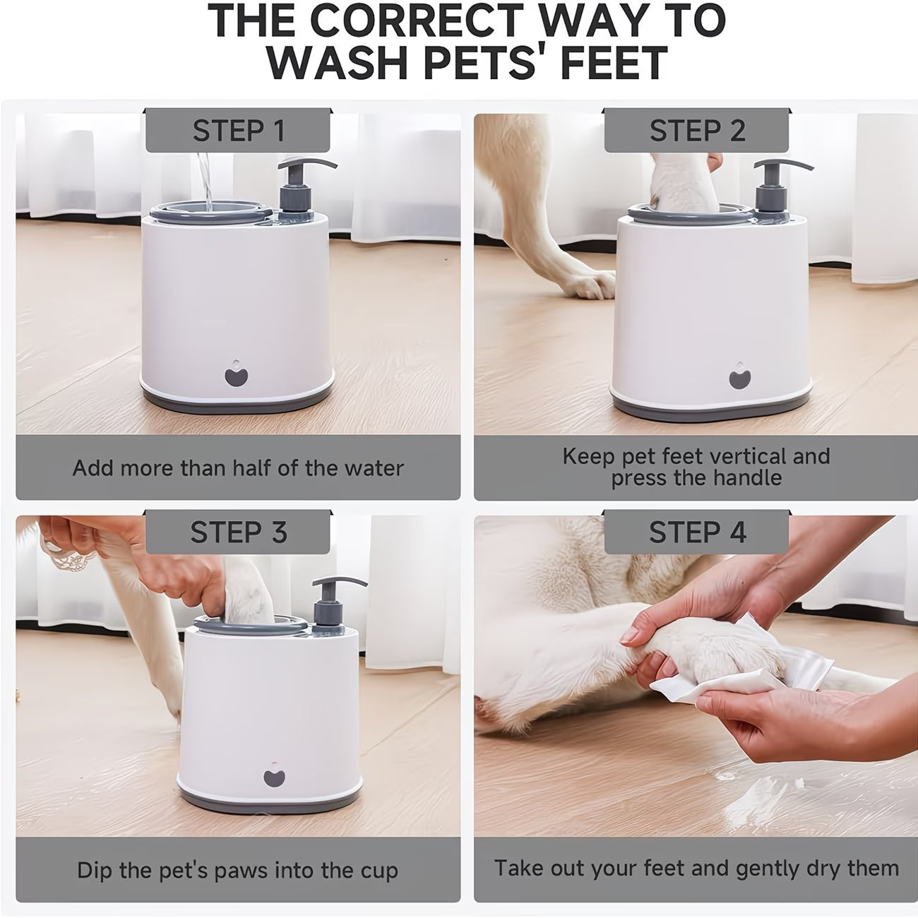 ScrubPupi Portable Dog Paw Cleaner for Muddy Paws