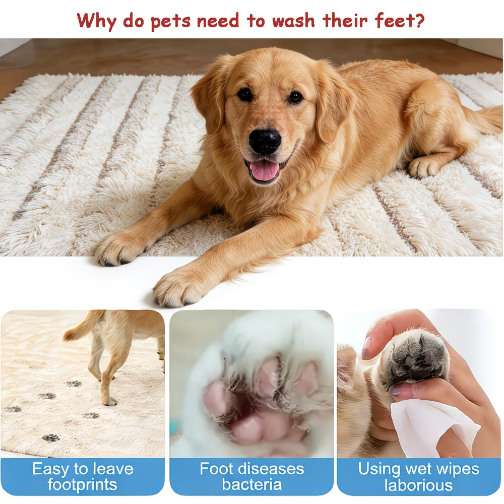 ScrubPupi Portable Dog Paw Cleaner for Muddy Paws