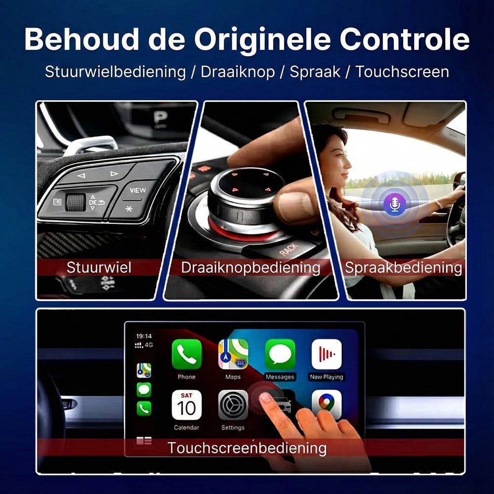 SyniRider Draadloze Carplay Adapter