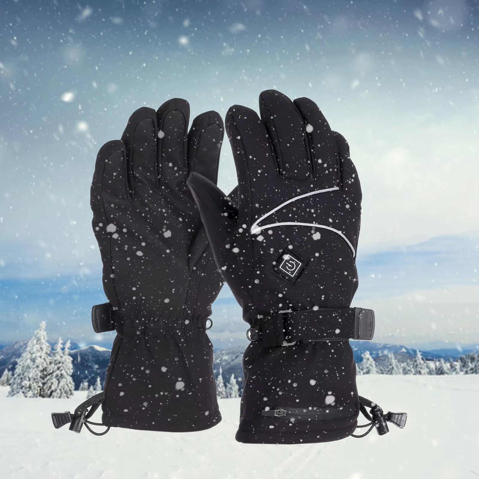 WarmMitz Heated Ski Gloves
