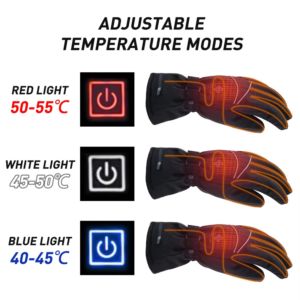 WarmMitz Heated Ski Gloves
