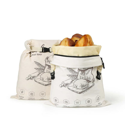 WaxLofet Beeswax Bread Bag