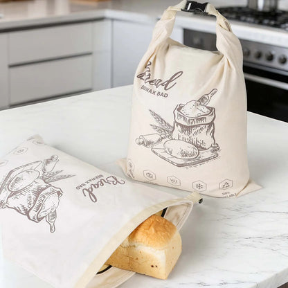 WaxLofet Beeswax Bread Bag