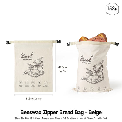 WaxLofet Beeswax Bread Bag