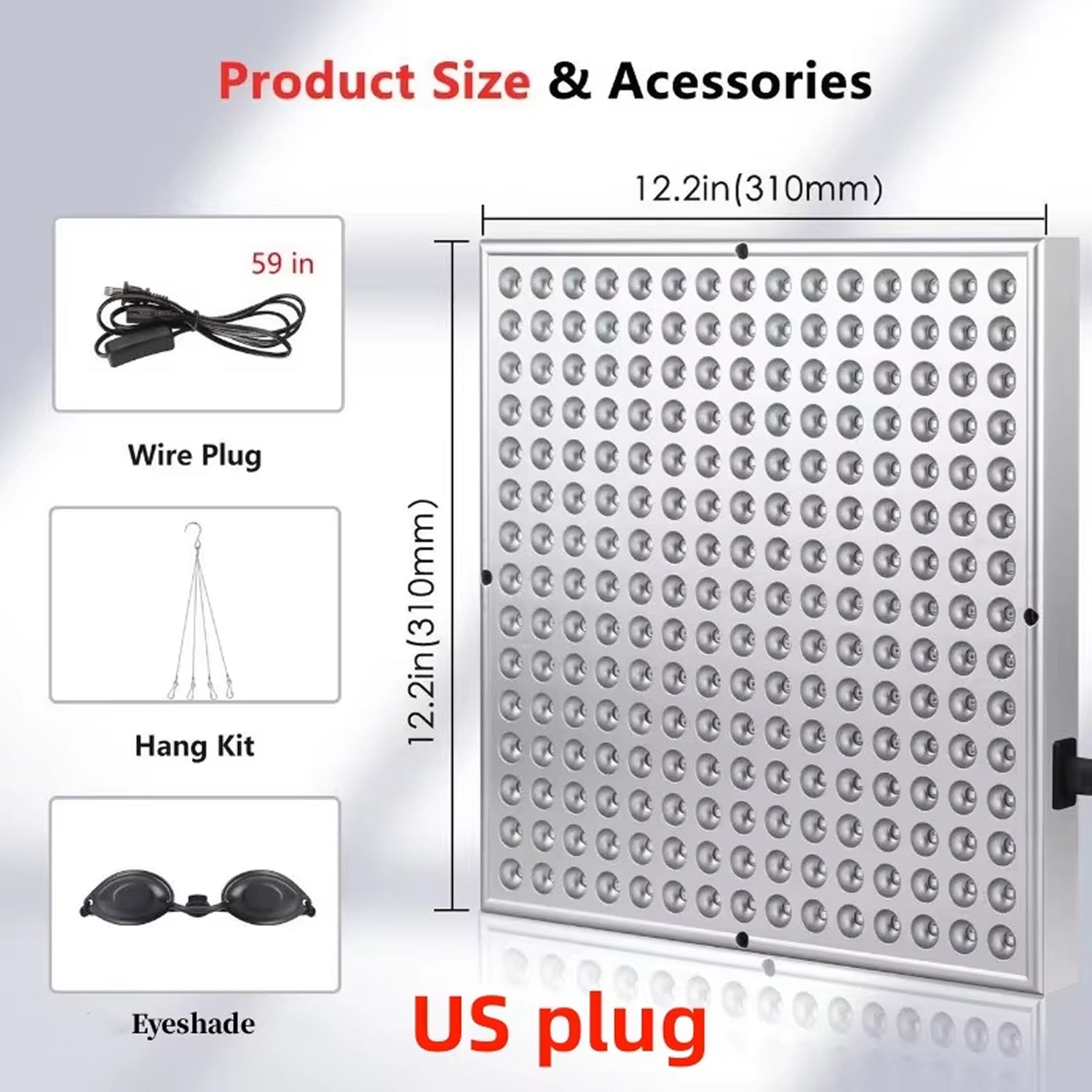 ZenixGlew Red Light Therapy Panel